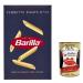 Italian Gourmet E.R. Pack of 20 Barilla Pennette Rigate pasta no. 72 100% Italian noodles 500g + Italian gourmet polpa 400g