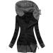 AMIMOJY Women's Zipper Hooded Sweatshirt Jacket - Black, XX-Large - Buy Online on GoSupps.com