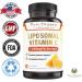 Pure Organic Liposomal Vitamin C Capsules - Non GMO, Soy & Gluten Free - Buy Online on GoSupps.com