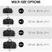WANDF Foldable Duffle Bag Black 60L 24 Lightweight Travel Gym Sports Luggage - Buy Online on GoSupps.com