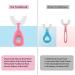 Zuzuxia Kids U-Shaped Silicone Toothbrush for Baby and Toddler - Soft and Food Grade - 360 Degree Cleaning - Buy Online on GoSupps.com