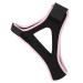 KUIDAMOS Jaw Support Belt Good Snoring Solution Strap for Preventing Snoring(Black Pink Edge)