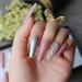 Buy HUJL Extralong Coffin Fake Nails - Luxury Rhinestone AB Holographic Nail Set for Stunning Manicures | Shop Internationally Now! - Buy Online on GoSupps.com