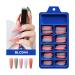 400 Extra Long Matt Coffin Fake Nails | Ballerina ABS Full Coverage Nail Tips for Women | Vibrant Colors | International Shipping - Buy Online on GoSupps.com