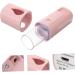VINTORKY Abs Face Steamer for Facial Deep Cleaning Mini Face Steamer Pink Face Steamer - Buy Online on GoSupps.com