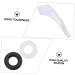 Gleavi 32PC Anti-Slip Glasses Frame Covers | Soft Silicone Replacement Tips & Ear Hooks - White 6x5cm - Buy Online on GoSupps.com
