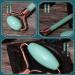 Natural Jade Roller Facial Massager Facial Eye Tendon Beauty Lift Firming face-Lift Set (Color : Dark Green) - Buy Online on GoSupps.com