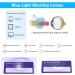 Mamjoin Blue Light Blocking Glasses | Anti Eye Strain Computer Glasses for Men Women | UV Filter Bluelight Blocker | Black & Leopard Frame - Buy Online on GoSupps.com