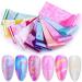 Tvnakdfq 10 Rolls Nail Transfer Foil Holographic Nail Art Foil Decals for Nails Fingernail Stickers - Buy Online on GoSupps.com