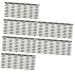 FOMIYES 30 pcs Black Artificial Creative Shaping Fake Supply Eyebrows Stickers Makeup Female Bionic Eyebrow 1 count (Pack of 1) Blackx3pcs