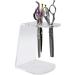 Salon Shear Holder - Acrylic Rack Salon Shear Holder | 6 Holes Groomer Scissors Organizer Salon Shears Display Stylist Tool Rack Clear for Hair Stylist Scissors Desktop Organizer - Buy Online on GoSupps.com