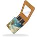 Travel Lipstick Organizer Case | Portable Makeup Bag with Mirror | Tropical Beach Sea View Design - Shop Now - Buy Online on GoSupps.com