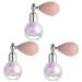 FOMIYES 3pcs High Gloss Dusting Glitter Balloons Spray Hair Gel Diamond Balloons Shimmering Spray Hair Glitter Balloon Shine Spray Highlighter Powder Spray Powder Spray Glitter Miss Purple 7.5x7cm x3pcs Purplex3pcs