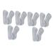 6 Pairs Anti-wear Foot Stickers Feet Protector Anti-wear Shoe Pad Cow Leather Heels Pad Anti-Slip Heel Pads High Heels Pad Heels Protective Pad Wear-Resistant Sticker Shoe Heel Pad