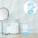 Healifty Glass Cleaner Accessories Set - 6pcs Sky-blue Silicone Cups for Effective Cleaning of Glasses, Makeup Tools, and Bath Containers - Buy Online on GoSupps.com