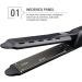 Qovlaty Ceramic Tourmaline Ionic Flat Iron - Mini Hair Straightener for All Hair Types Dual Use Wet & Dry Hair Care - Black - Buy Online on GoSupps.com