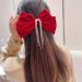 AJTUTUS Delicate Style Bowknot Shape Hair Clip Ponytail Decors Winter Headwear Female Hairpin with - Buy Online on GoSupps.com