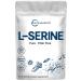 Pure L Serine Powder 500 Grams (250 Day Supply) Filler Free Supports Production of L-Cystine & L-Tryptophan for Brain Health Water Soluble No GMOs No Gluten