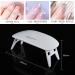 Buy Mini UV LED Nail Lamp - Portable Professional Nail Dryer with 45/60s Timer for Gel Polish & Manicure - International Shipping Available - Buy Online on GoSupps.com
