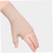 Buy Fingerless Compression Wrist Gloves & Thumb Sleeve | Pressure Relief Wrist Protector - Spandex 20% Khaki for Enhanced Support - Buy Online on GoSupps.com
