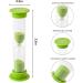 Hourglass for Children - 5-Minute Set of 4 Green Acrylic Timers for Classrooms & Home - Buy Online on GoSupps.com