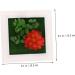 HOMSFOU 1pc Plant Photo Frame Plants Picture Frames Home Decor Succulent Plant Housewarming Gift Artificial Succulent Wall Art Plant Photo Frame Wall Household Plastic Red 15.5X15.5CM - Buy Online on GoSupps.com