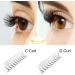 14mm 7D-D-0.07 Premade Fans Eyelash Extensions - Short Stem 3D 5D 7D Volume Lashes C D Curl 9-20mm - Buy Online on GoSupps.com