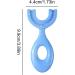 Best Hudhows Silicone Bristle U-Shaped Toothbrush for Children | 360-Degree Design for Ages 6-12 | Safe & Fun Oral Care for Boys & Girls - Buy Online on GoSupps.com