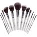 Nanshy Masterful Collection Makeup Brush Set Onyx Black or Pearlescent White