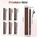 Eyeliner waterproof 24h eyeliner prune double embout longue tenue lisse hautement pigment facile appliquer id al pour un usage quotidien Brown - Buy Online on GoSupps.com
