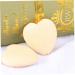 Safigle 200 Stk Peach Cherz Bear Spacer Beads | Rustic Wooden Heart-Shaped Pearls for DIY Accessories | Perfect for Children's Crafts - Buy Online on GoSupps.com