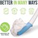 Juvo Toilet Aid - 18 Long Reach Personal Wiping Tool with Hygienic Cover - Comfortable Self Wiper for Toileting - Buy Online on GoSupps.com