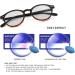 Gleyemor Vintage Round Frame Blue Light Glasses 48mm - Tortoise&Black - Buy Online on GoSupps.com