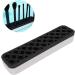 Non-Toxic ABS Makeup Container Holder - 26+72 Holes Portable Brush Organizer for Salon & Beauty - Black - Buy Online on GoSupps.com