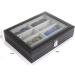 XXXXW Eyeglass Holder Stand - 8 Slot Faux Leather Sunglasses Organizer & Display Case - Perfect Decorative Gift - Buy Online on GoSupps.com