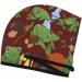 Hair Towel Wrap - Quick Drying Hair Turban with Button | Frogs & Mushrooms Design - Buy Online on GoSupps.com