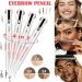 Eyebrow Contour Pen 4 in 1 Long Lasting Rotate Defining Highlighting Brow Pencil Black Brown eyebrow contour pen 3# Black Brown - Buy Online on GoSupps.com