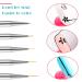 YHZMY 5 Piece Professional Nail Art Brush Set - Color Gradient & DIY Nail Design Brushes with Caps - Buy Online on GoSupps.com