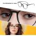 Buy Anti Blue Light Glasses - Blue Light Blocking Presbyopic Glasses for Men & Women | Daily Use (Black - Buy Online on GoSupps.com