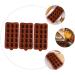 Cabilock 3pcs Crown Silicone Mold Chocolate Bars Molde De para Resina Silicone Moulds for Chocolate Ice Tray - Buy Online on GoSupps.com