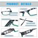 LED Reading Glasses with Light - Unisex Bright Magnifier for Clear Vision - Compact Full Frame +250 2.5 Nighttime Reader - Buy Online on GoSupps.com