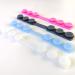 Silicone Mask Extender Strap Set | Ear Saver Sports Fan Buckle | Adjustable & Soft | Clear White, Light Gray, Sky Blue, Pink - Buy Online on GoSupps.com