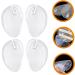 FOMIYES 20 Pcs Clear Palm Rest Insoles - Comfortable Foot Pads & Toe Protectors for Flip-Flops - Shockproof Cushions for Ultimate Comfort - Buy Online on GoSupps.com