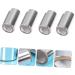 BESTYASH 4rouleaux Coloration Pour Cheveux De M ches Argent es Outil De Permanente Outil De Coiffure Aluminium Pour Ongles - Buy Online on GoSupps.com