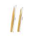 Gold Stainless Steel Eyelash Extension Tweezers - Straight and Curved Tip Set - Buy Online on GoSupps.com