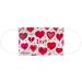 ZQP 50PCS Disposable Face_Mask for Adult Face Bandanas Love Happy Valentine's Day 3Ply Breathable Face Balaclava 50PCS 1117-225 - Buy Online on GoSupps.com