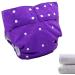 LukLoy - Teen/Adults Cloth Diapers Nappy with 2pcs Inserts for Incontinence Care -Dual Opening Pocket Washable Adjustable Reusable Leakfree (Purple)