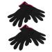 OUNONA 1 Set 4pcs Gloves Heated Mittens Bumps Heat Glove Silicone Bumps Proof Glove Grill Glove Silicone Bumps Heat Proof Glove Bumps Heat Resistant Glove Anti-collision Hairdressing Tool Black 21.5X12.2 cm