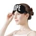 Buy Nope Logo Soft Eye Mask - Adjustable Light Blocking Sleep Mask for Men & Women | Perfect for Travel & Naps - International Shipping Available - Buy Online on GoSupps.com