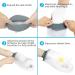 EVERCRYO Waterproof Adult Hand Cast Cover - Reusable Protector for Broken Hands, Fingers, Wrists - Watertight Shower Bath Bandage - Grey - Buy Online on GoSupps.com